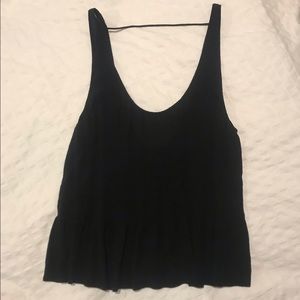 Free People Black Tank